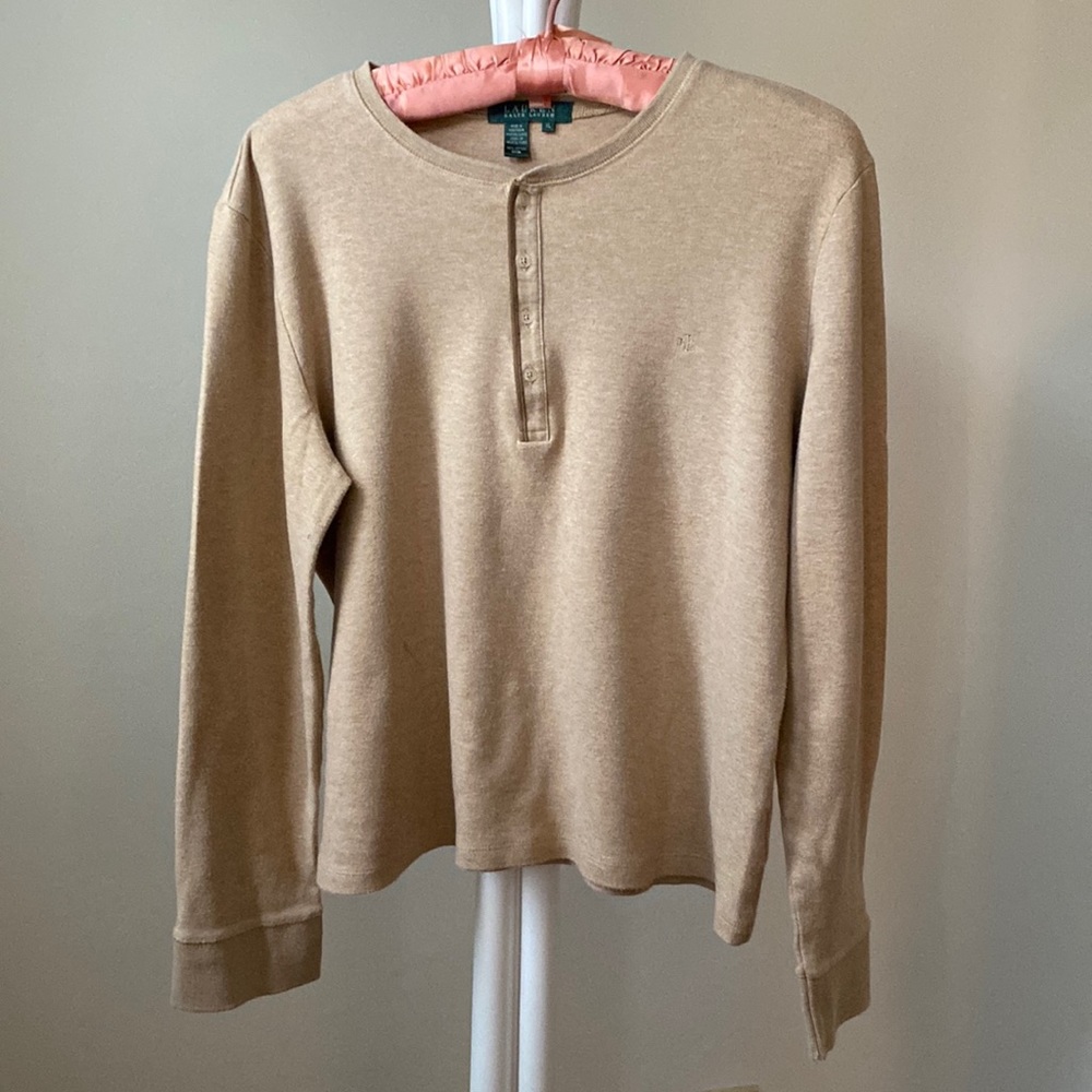 Ralph Lauren Cotton Henley Jersey